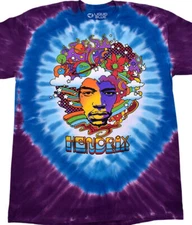 JIMI HENDRIX-MOD-TIE DYE-2 SIDED T-SHIRT S-M-L-XL-XXL Experience, GYPSIES