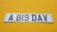 DAVE Private Registration Number "A B19 DAV' Big Dave