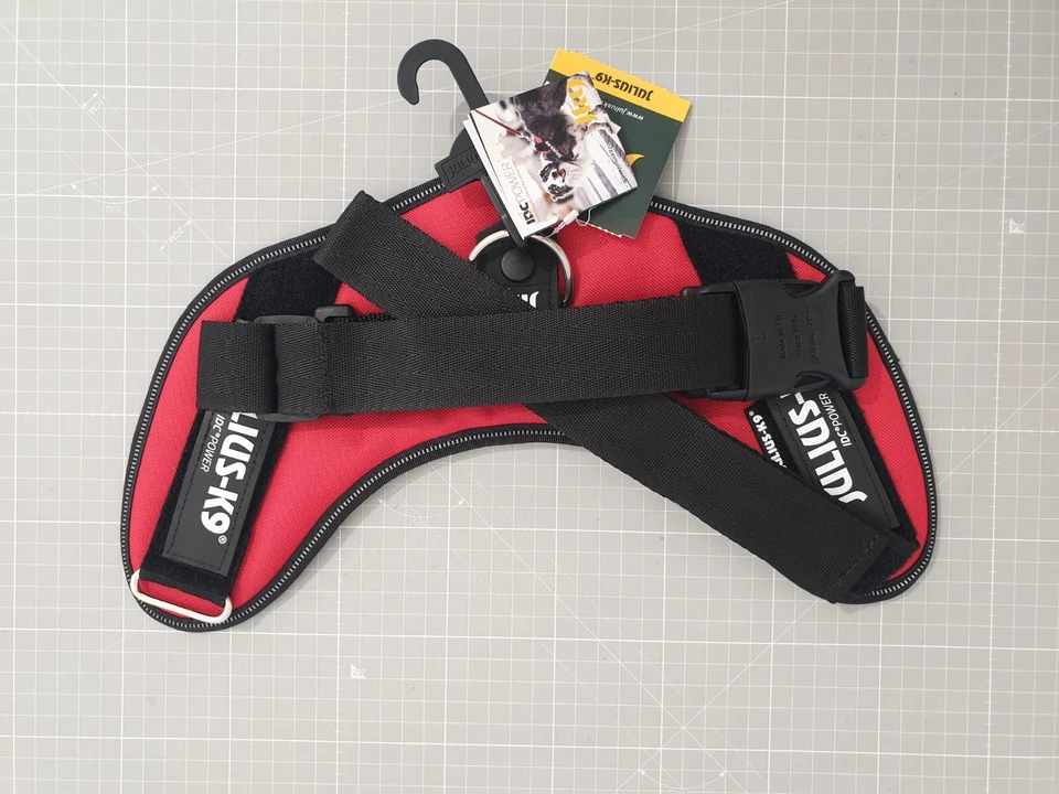 JULIUS-K9 Julius K9 IDC Powergeschirr Hundegeschirr M/0 Rot 58-76cm 14-25kg