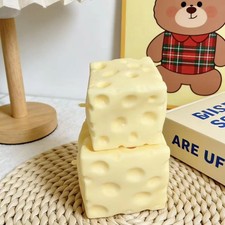 Jumbo Cheese Squishy Stress Ball Non Bounce Fidget Toy ASMR Squeeze Gift AU — image 4