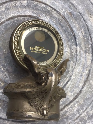 ANTIQUE WINGED EAGLE BOYCE MOTO-METER RADIATOR CAP HOOD ORNAMENT