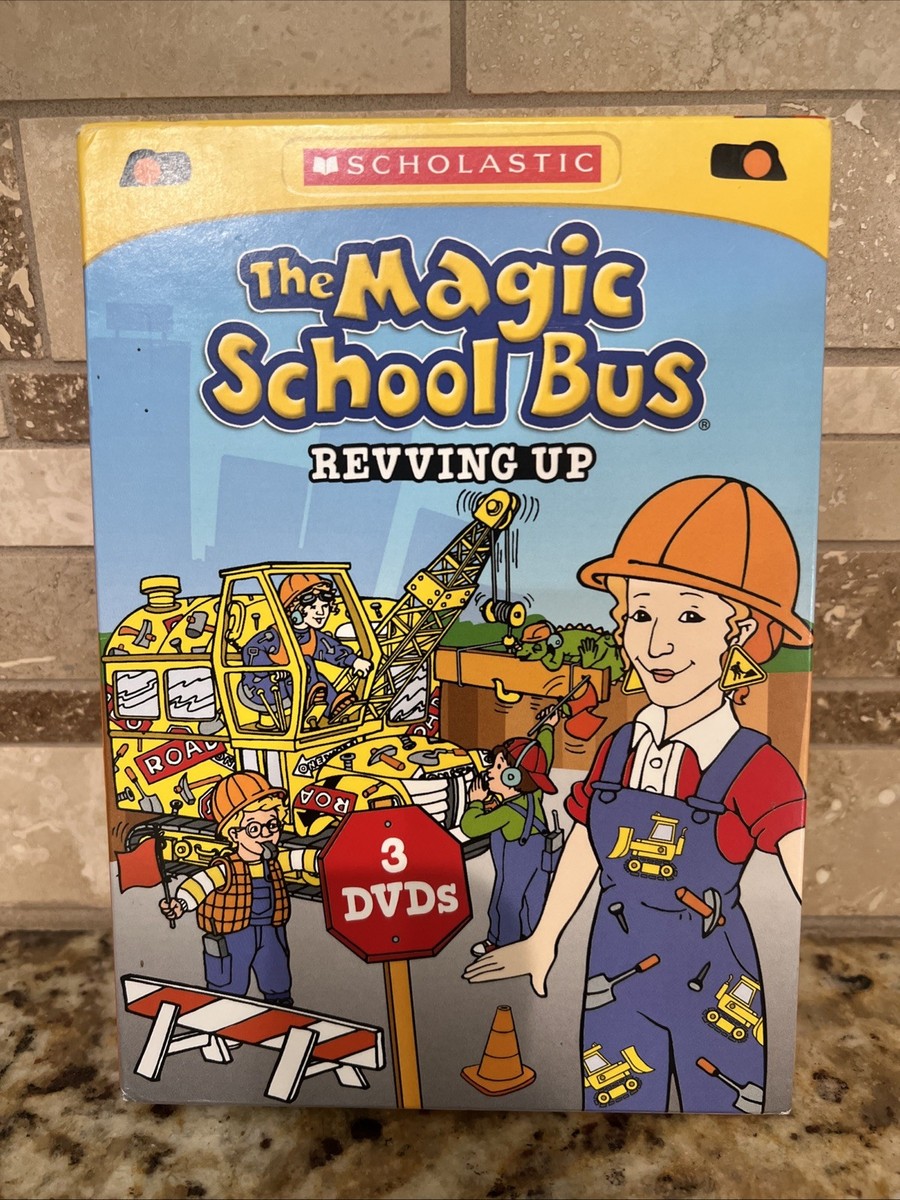 SCHOLASTIC THE MAGIC SCHOOL BUS REVVING UP 3-DISC DVD BOXED SET 12