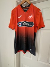 Swansea City 2018-19 Away Football Shirt Medium Joma