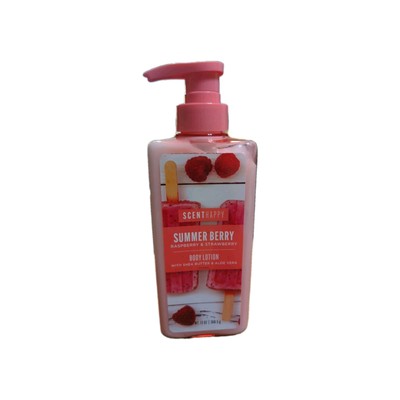 Scent Happy Body Lotion Summer Berry Raspberry & Strawberry 13 oz NEW