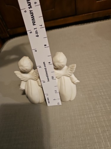 Porcelain Angels White Figurines - 第 5/5 張圖片