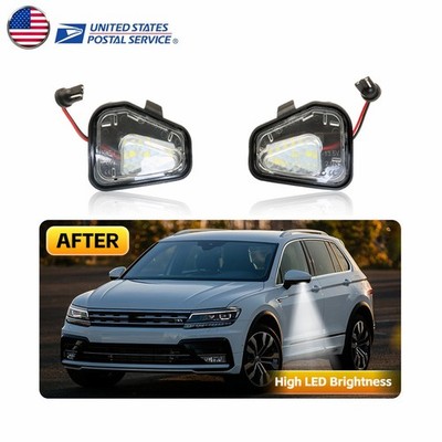 2 pieces Side Mirror Puddle Light For VW Volkswagen Passat EOS CC Scirocco Jetta