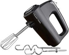 Russell Hobbs Matte Black Hand Mixer 350 Watt 5 Speed Tu EU PLUG