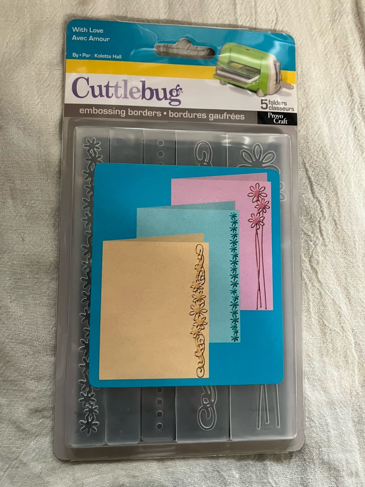 30+ Piece Large Lot Of Anna Griffin Cricut Cuttle Bug  Embossing Borders & Cards
