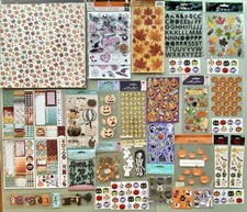 Large Lot of Halloween Stickers Paper Jolee s Boutique, Sticko, Etc