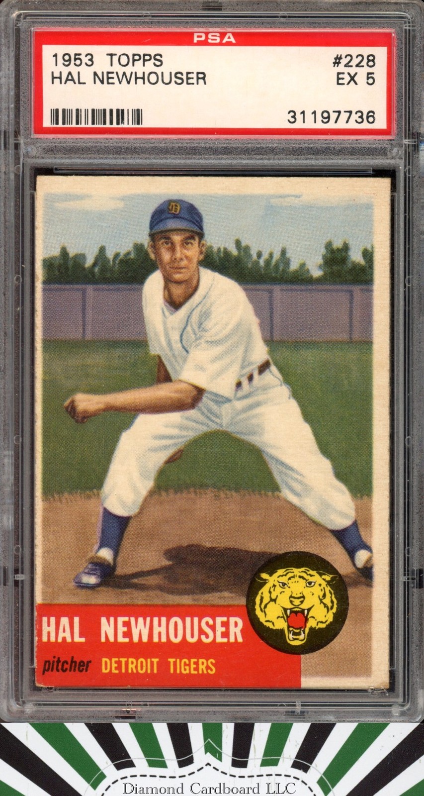 1953 Topps #228 Hal Newhouser PSA 5