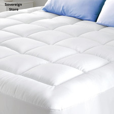 4 Inches Thick Mattress Topper Quilted Cooling Mattress Topper Pad-USA Shipping