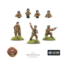 Warlord Historical Minis 25/28mm British Army Tank Crew Pack New