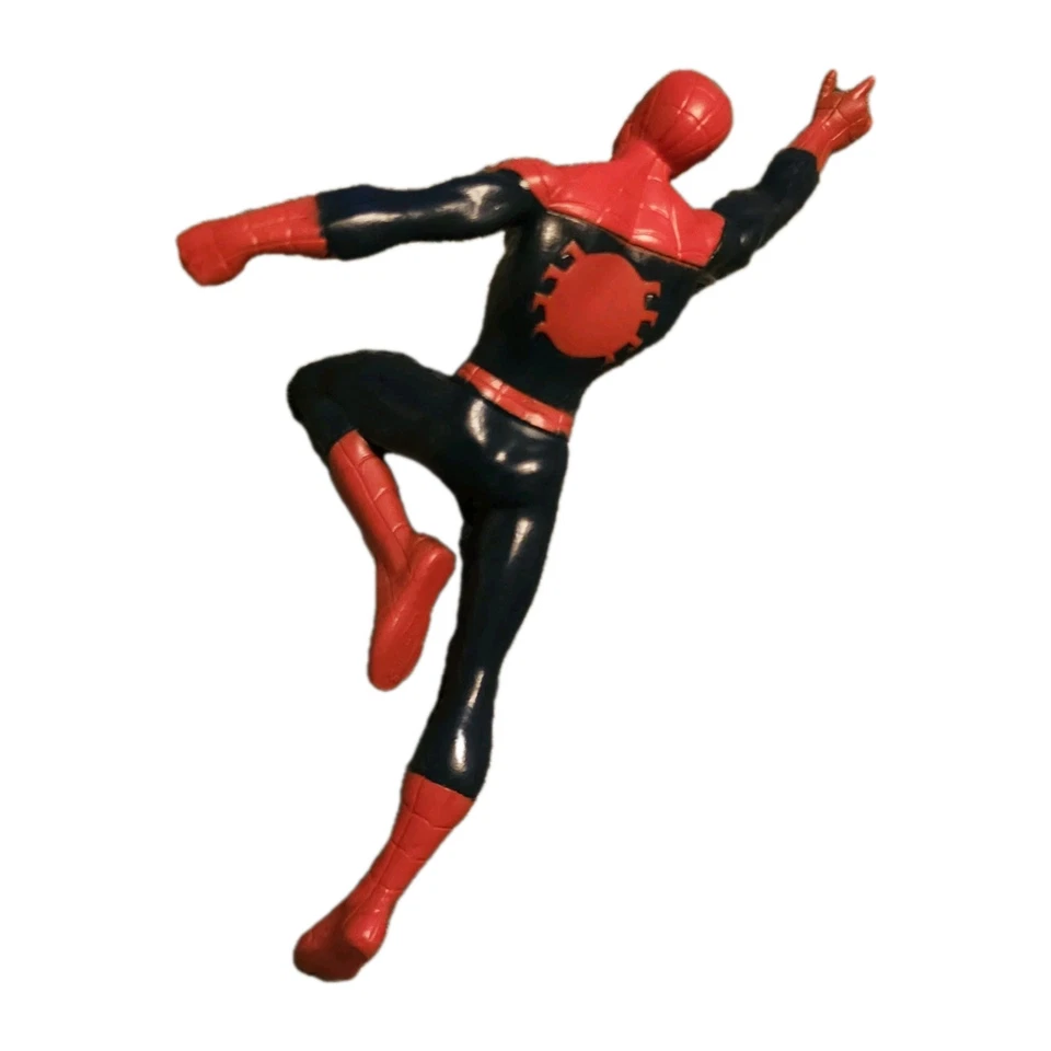 Figura Traje Spider-Man Clásico Rojo Azul Hasbro 6 pulgadas PVC Escala 1:12 Marvel Foto 2 de 2