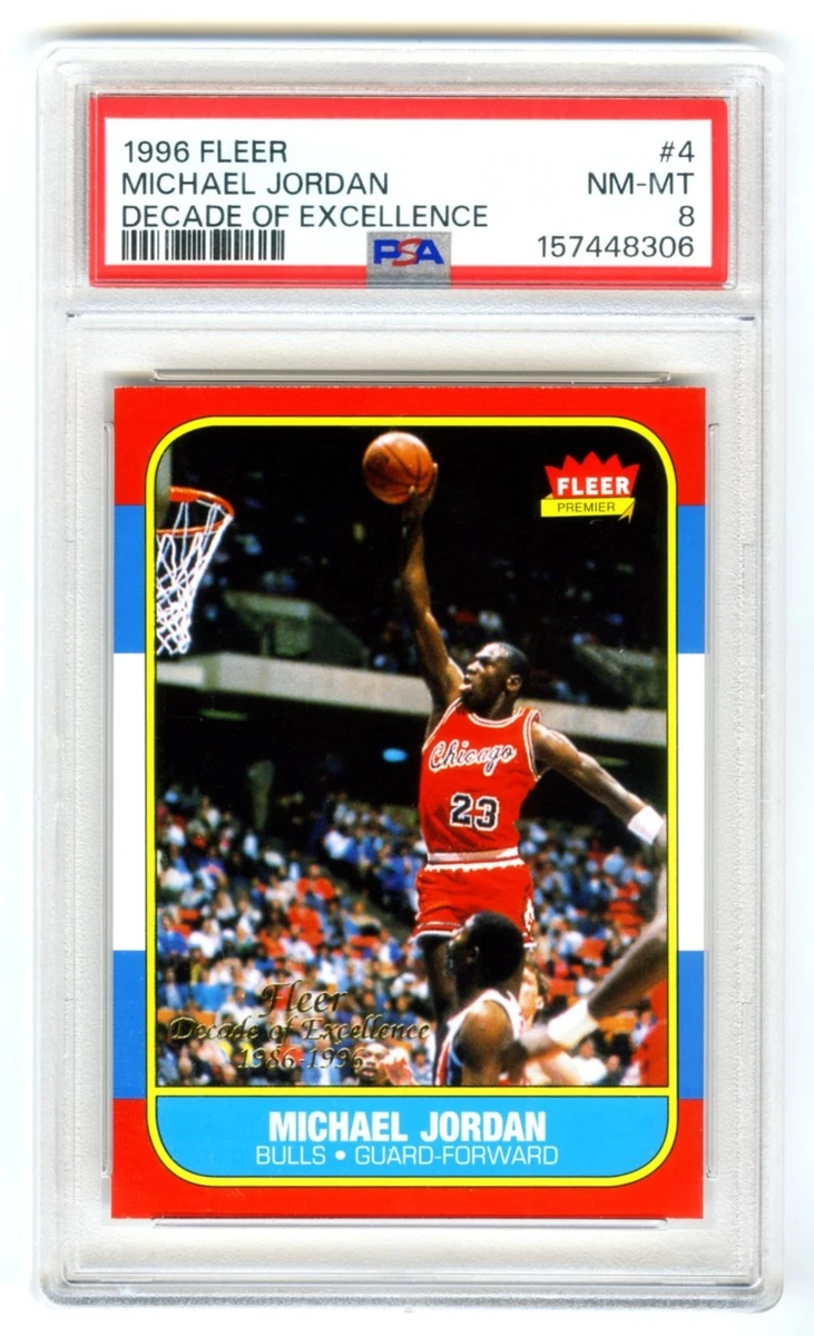 Fleer Michael Jordan 8 Graded Basketball Sports Trading Cards 