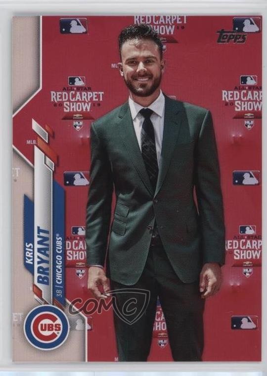 2020 Topps Update SP Photo Variation Kris Bryant (Red Carpet) #U-42