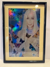 CHER - LIVING PROOF PROMO HOLOGRAM POSTER VERY RARE