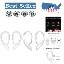 2 Pairs Adjustable Ear Hooks for AirPods Pro 1 2 3 - Easy Disassemble Clean