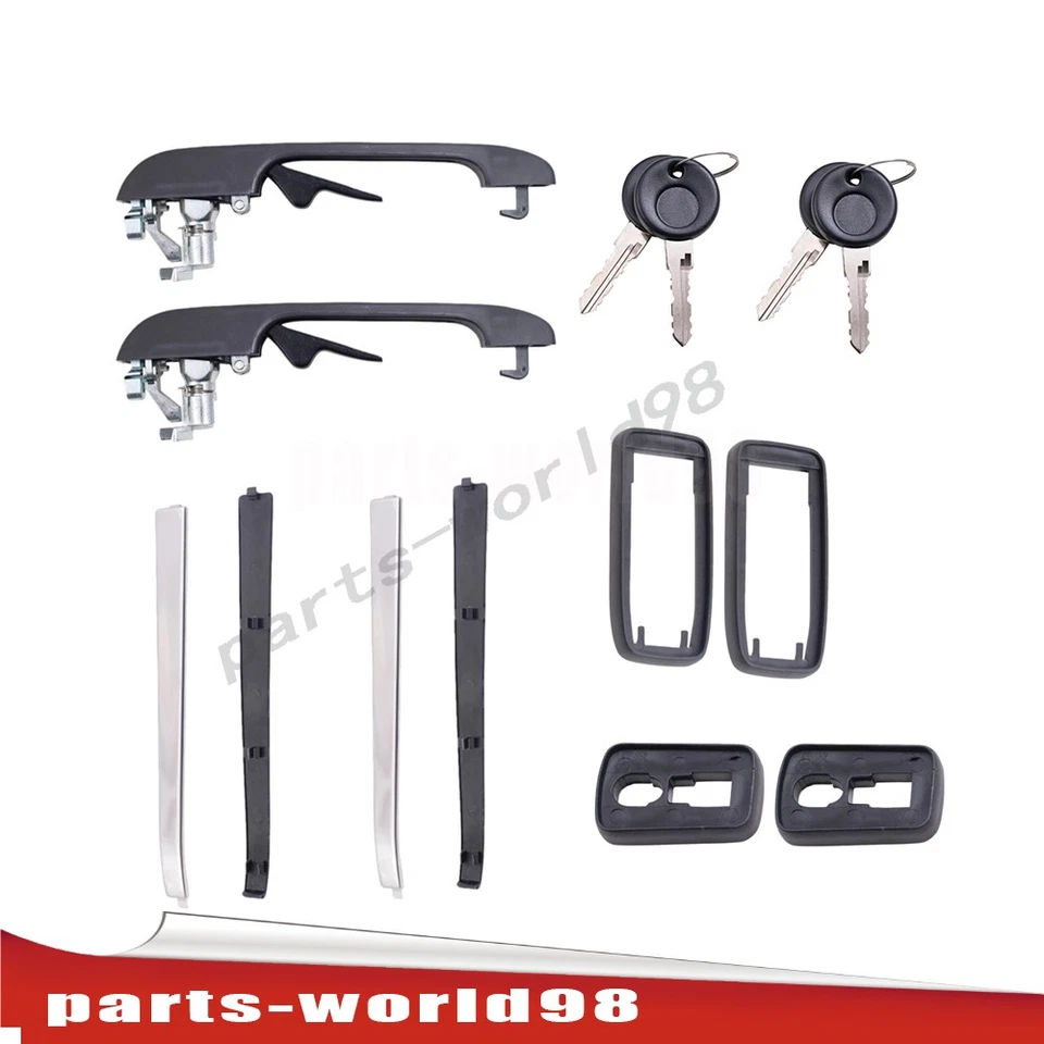 Manija de la puerta exterior delantera derecha+derecha del conductor para Volkswagen Golf GT 1987-1988 Foto 4 de 4