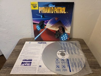 Taito Pyramid Patrol Pioneer LaserActive Mega LD Laser Disc Game Complete