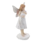 Miniatures Fairies Statue: Figurine With Rabbit Outdoor Christmas