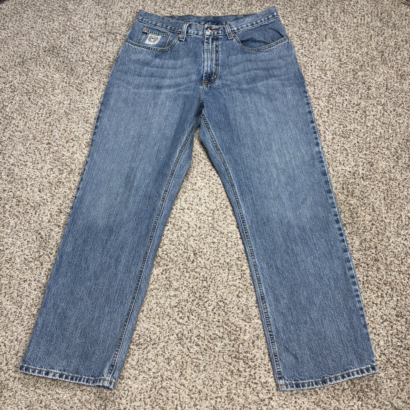 Cinch White Label Jeans Men's 36x30 Relaxed Fit Medium Stone Wash Fits 34 X 29 - main photo