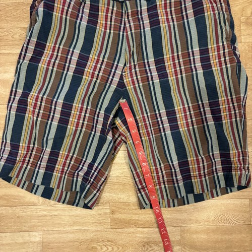 Polo Ralph Lauren Men’s Size 32 Authentic India Madras Plaid Casual 9.5” Shorts - Picture 10 of 11
