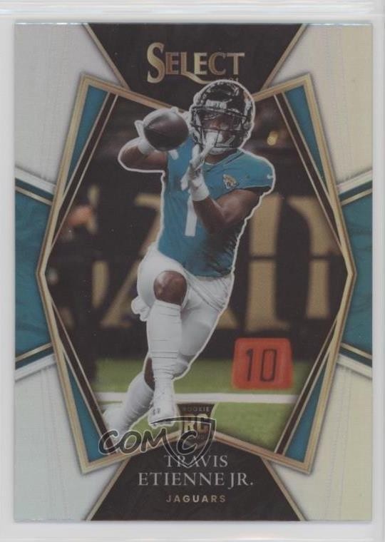 2021 Panini Select Premier Level Silver Prizm Travis Etienne Jr #154 Rookie RC