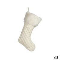 Weihnachtsschmuck Krist+ FG09-20493C Weiß Weihnachtsstrumpf 28 X 4 X 46 Cm [1