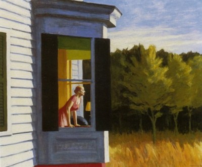 1950 Edward Hopper Cape Cod Le Matin Vintage Kunstdruck Poster Wanddeko Idee Ho