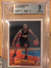 DWYANE WADE ROOKIE CARD 2003-04 TOPPS COLLECTION #225 BGS 9 MINT!. rookie card picture
