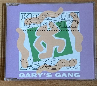 Mega Rare 4-Track-Maxi-CD: Gary's Gang   Keep On Dancin' 1990 (1990)