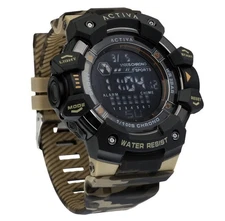 Invicta Activa Armour X Men's 50mm Digital Watch Camouflage Khaki Acw8050mc