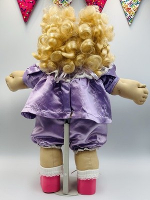 cabbage patch doll purple dress A2 OAA03-23-8 Purple Net Dress