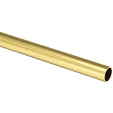Brass Round Tube 8mm OD 2mm Wall Thickness 100mm Length Metal Seamless Straig...
