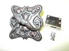 VINTAGE WHEELER & WILSON TREADLE SEWING MACHINE SOLID BRASS DRAWER PULLS, NICE