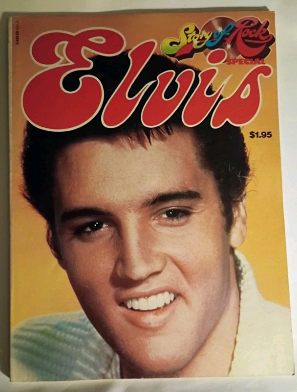 1976 STORY OF ROCK SPECIAL MAGAZINE - ELVIS PRESLEY - PHOTOS & STORIES 