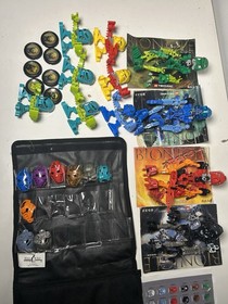 Lego Bionicle Toa Mata Set With Mask Case And More Rare Lot