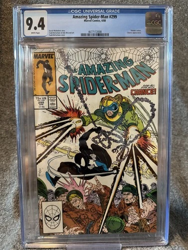 Amazing Spider-Man #299 CGC 9.4 (1988 Marvel) Todd McFarlane - Free Combine Ship