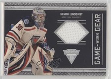 2011-12 Panini Titanium Game-Worn Gear Henrik Lundqvist #77 HOF 11z5