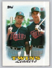 1988 TOPPS #609 TWINS LEADERS MINNESOTA TWINS