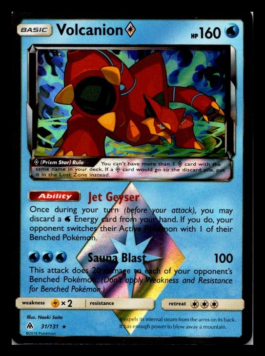 Volcanion Prism Star SM - Forbidden Light 31/131 NM Holo