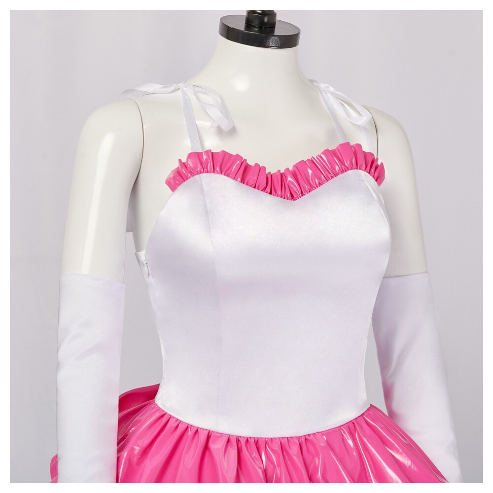 mima dress perfect blue 【Partially Ready For Ship】DokiDoki-R Anime Perfect Blue Cosplay Kirigoe Mima Costume Strapless Red Dress, Costume Only-S-Order Processing Time Refer main image 1