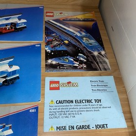 WORKING Vintage Lego System 9V Railway Express Train Set 4561