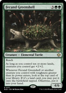 Fecund Greenshell - Bloomburrow #171 Rare