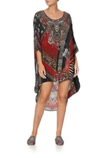 CAMILLA London Calling Scoop Back Hem Dress One Size RRP $599