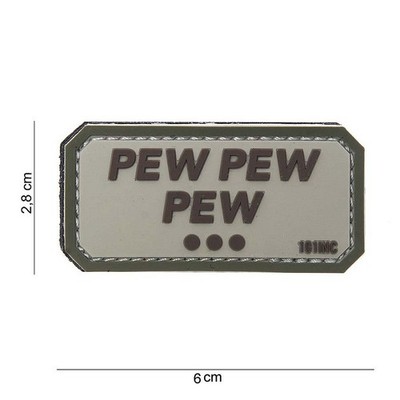 Patch 3D PVC Pew pew pew #10085