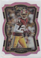 2017 Panini Select Premier Level Die-Cut Pink Prizm 2/4 Josh Norman #153 pm6