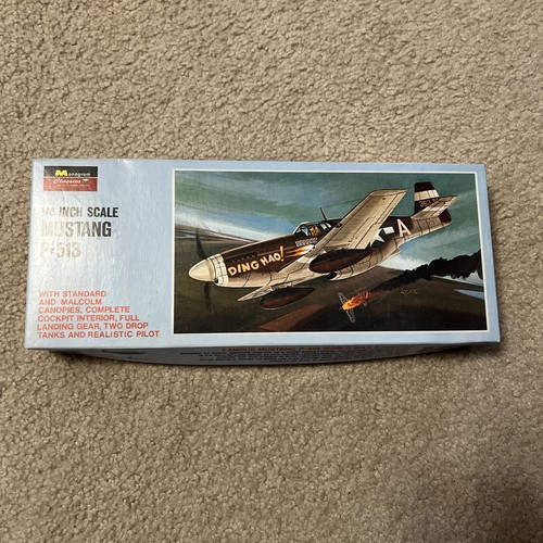 Monogram #PA136-100 Mustang P-51B Model Full Kit No. PA136-100 Airplane WWll New