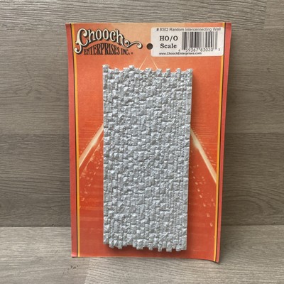 Chooch Enterprises, #8302 Random Interconnecting Wall, HO Scale - NEW