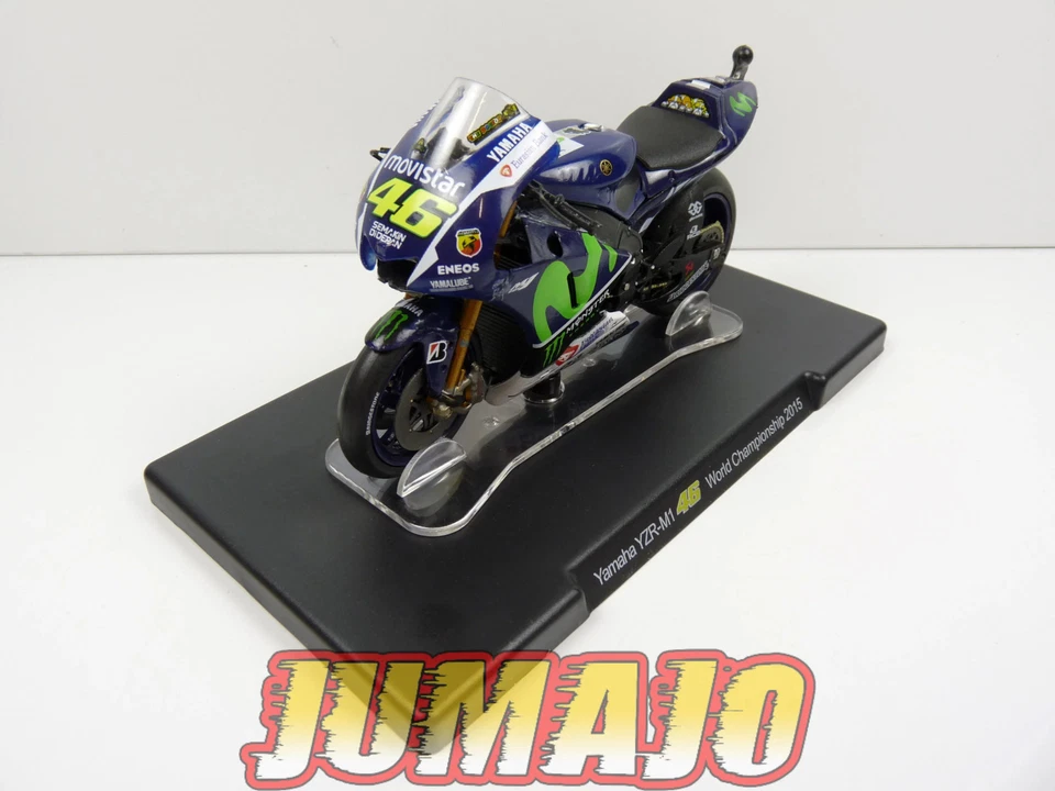 MR102 Moto Valentino Rossi LEO MODELS 1/18 : Yamaha YZR M1 #46 World Championshi - Photo 1/4